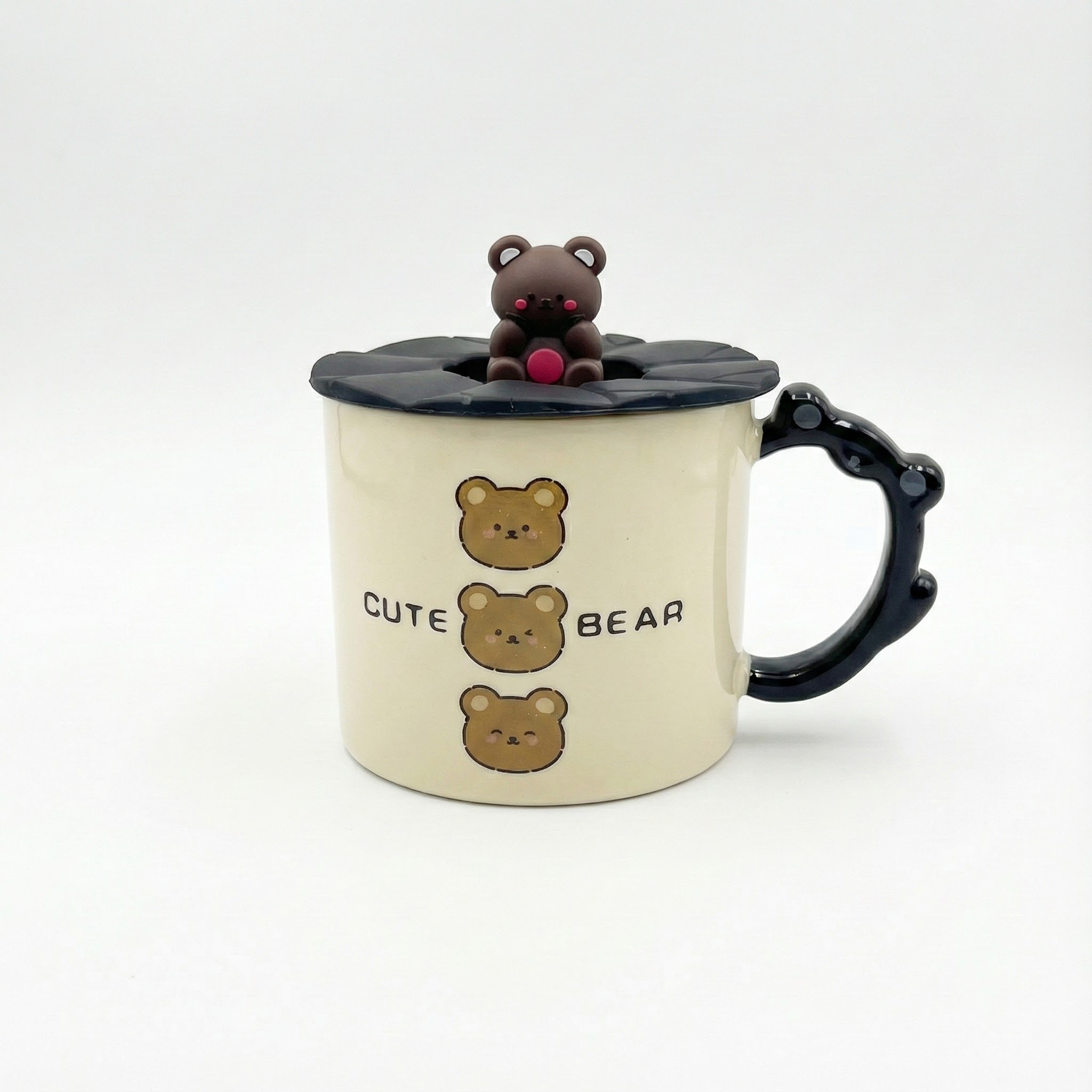ماگ درب سیلیکونی bear