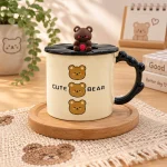 ماگ درب سیلیکونی bear - Image 2