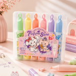 هایلایتر ۶ رنگ عطری ملوسک - Image 3