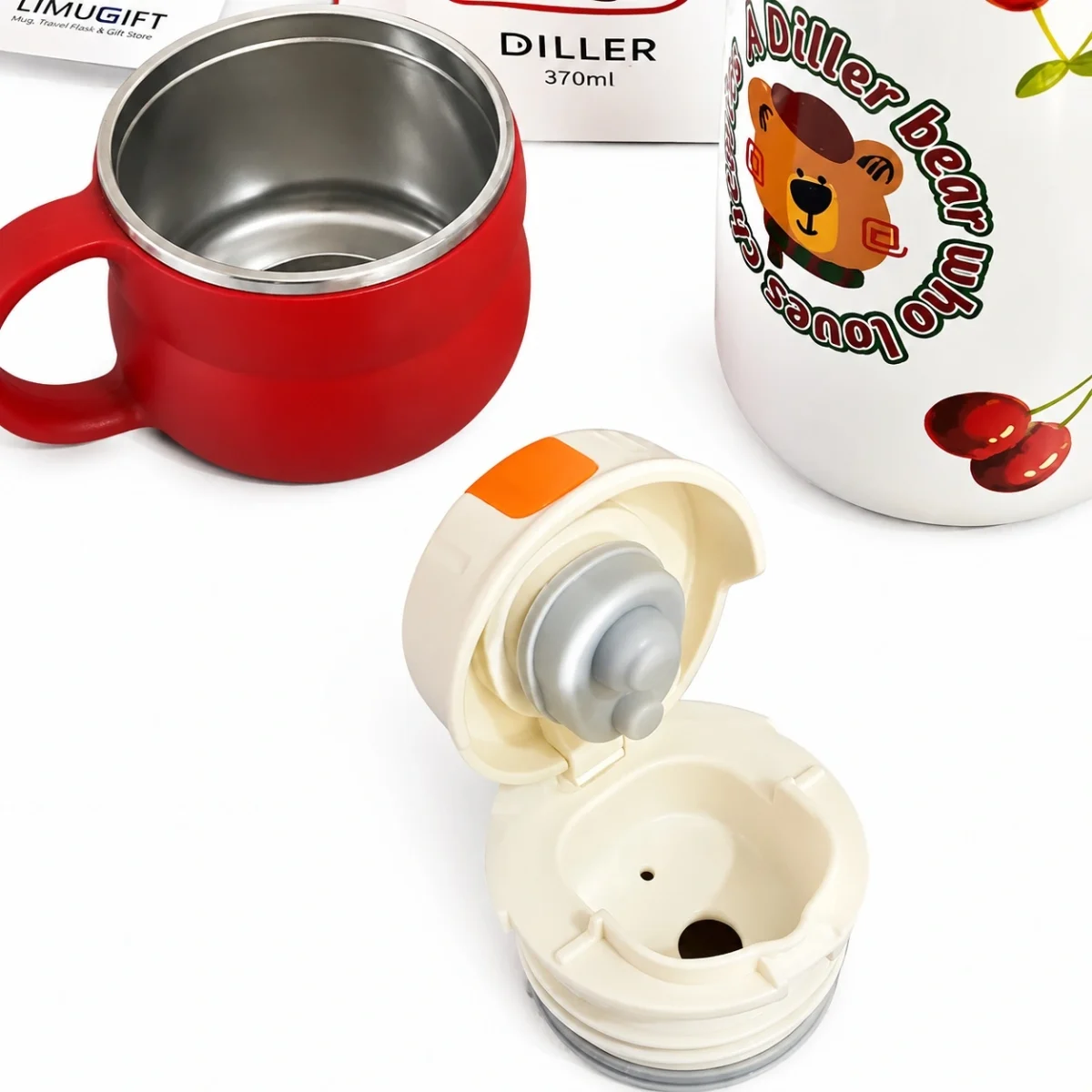 تراول ماگdiller گیلاس درب لیوان - Image 3