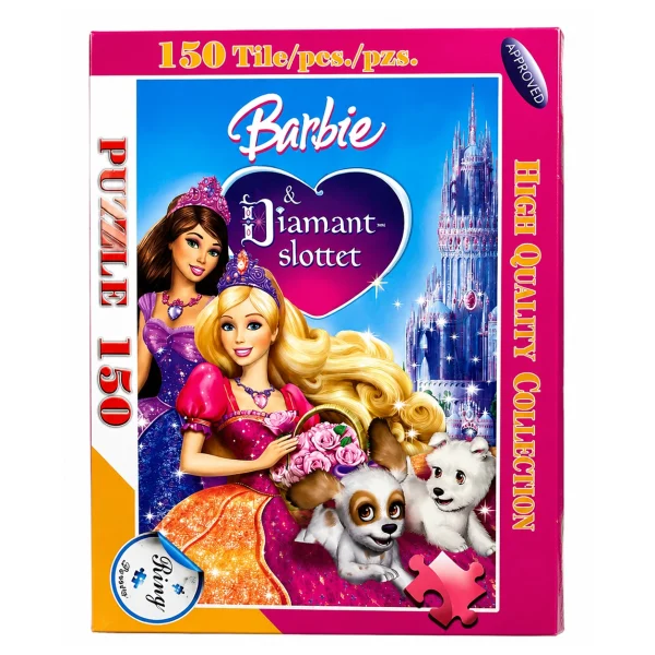 پازل ۱۵۰ عددی طرح باربی (Barbie)