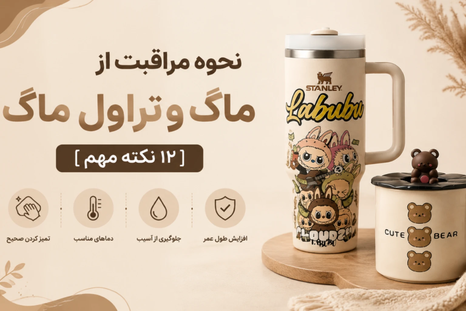 نحوه مراقبت اصولی از ماگ و تراول ماگ