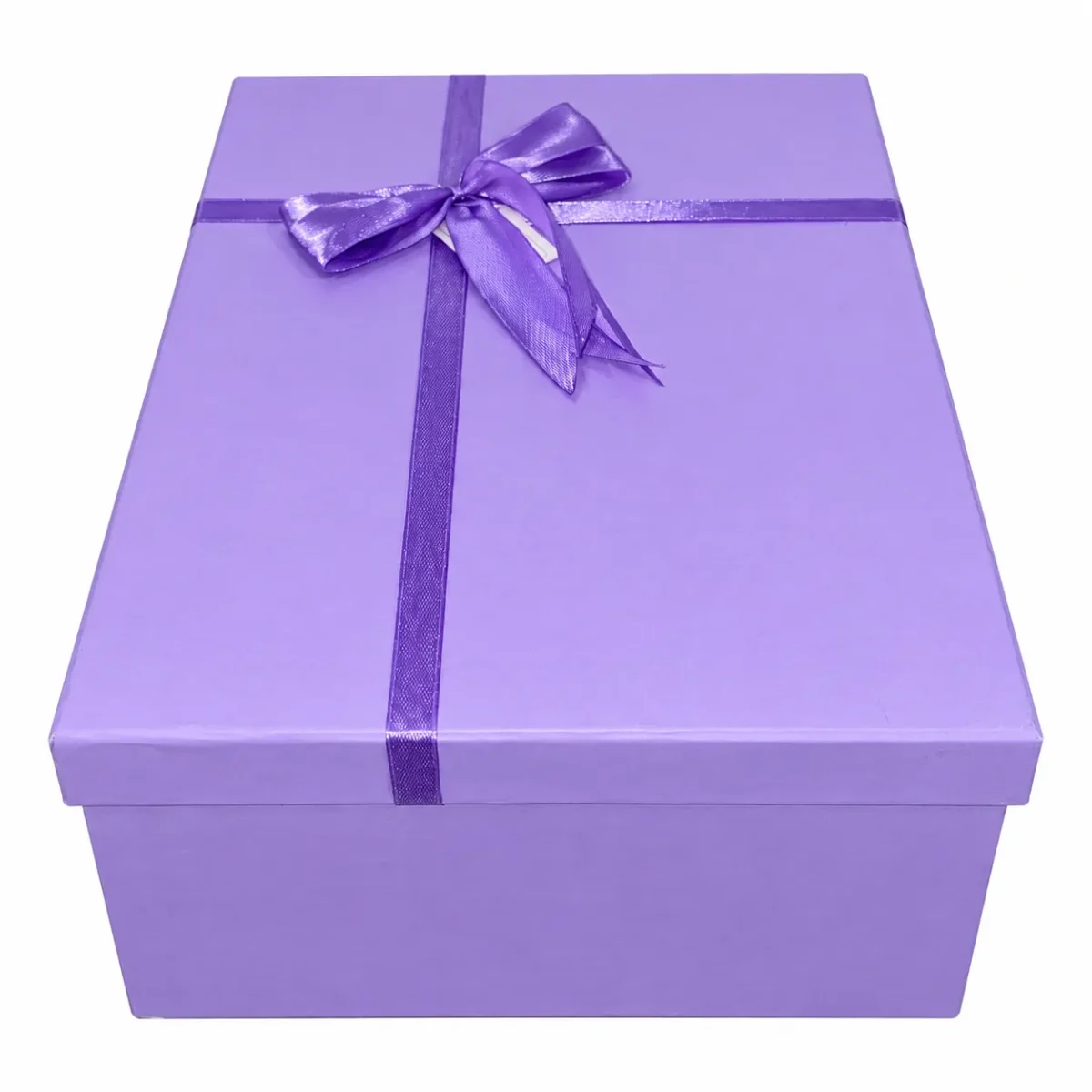 باکس هدیه بزرگ پاپیونی بنفش - Image 2