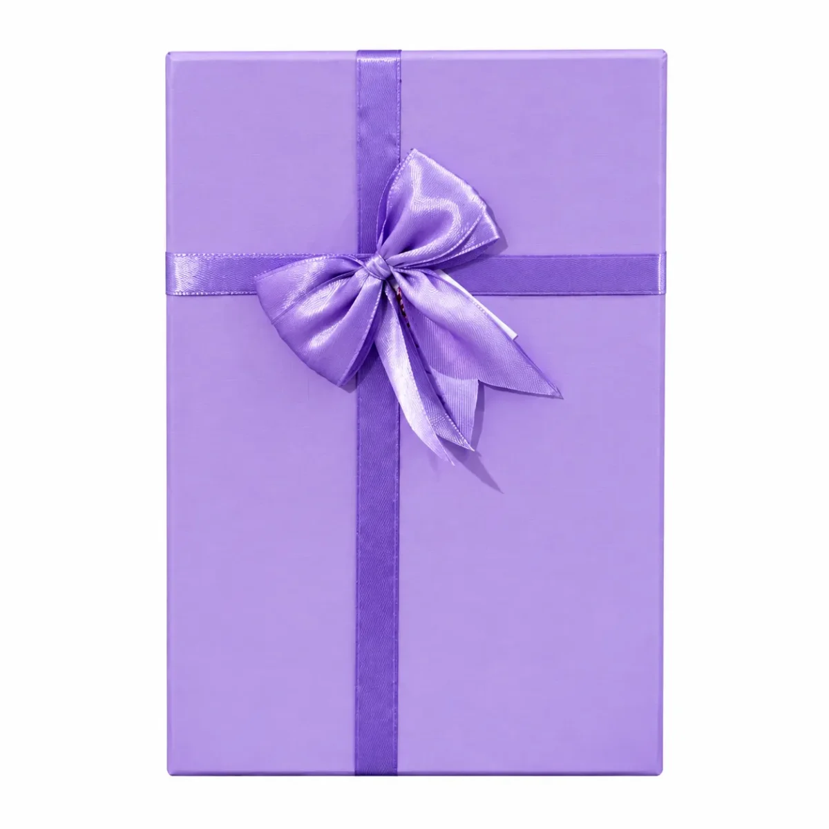 2 باکس هدیه پاپیونی بنفش - Image 1
